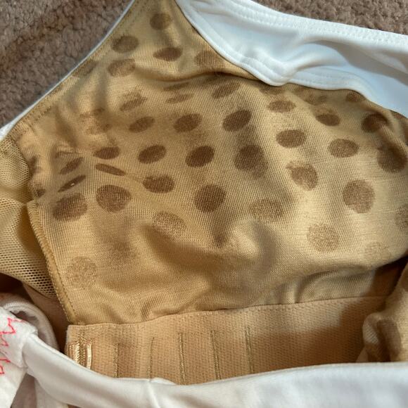 Lululemon Womens Scoop Me Up Tank Size 4 White Indigo Mirage Gym Y2K Yoga Run - Picture 5 of 9